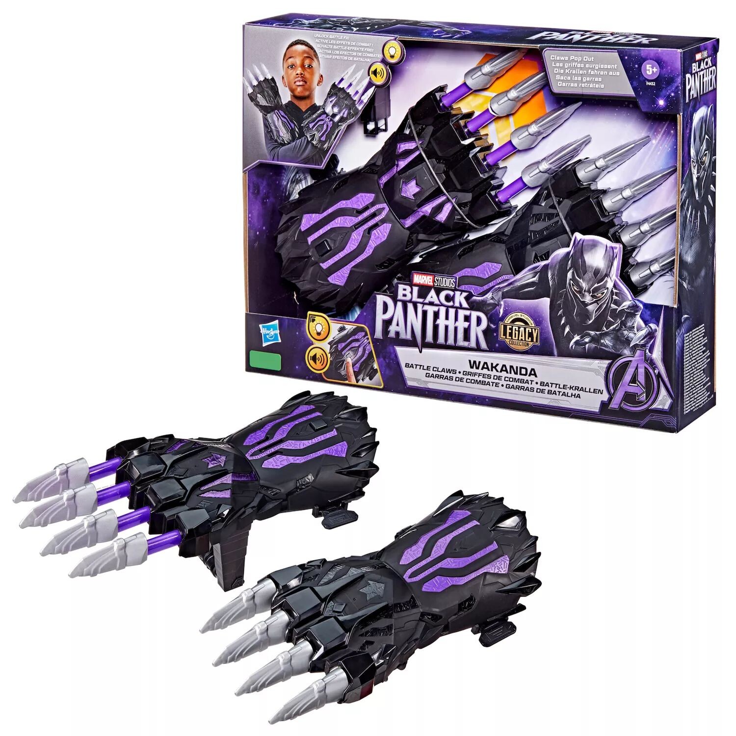 Коллекция Black Panther Legacy от Marvel Studios: Когти Wakanda Battle FX от Hasbro Hasbro
Коллекция Black Panther Legacy от Marvel Studios: Когти Wakanda Battle FX от Hasbro Hasbro