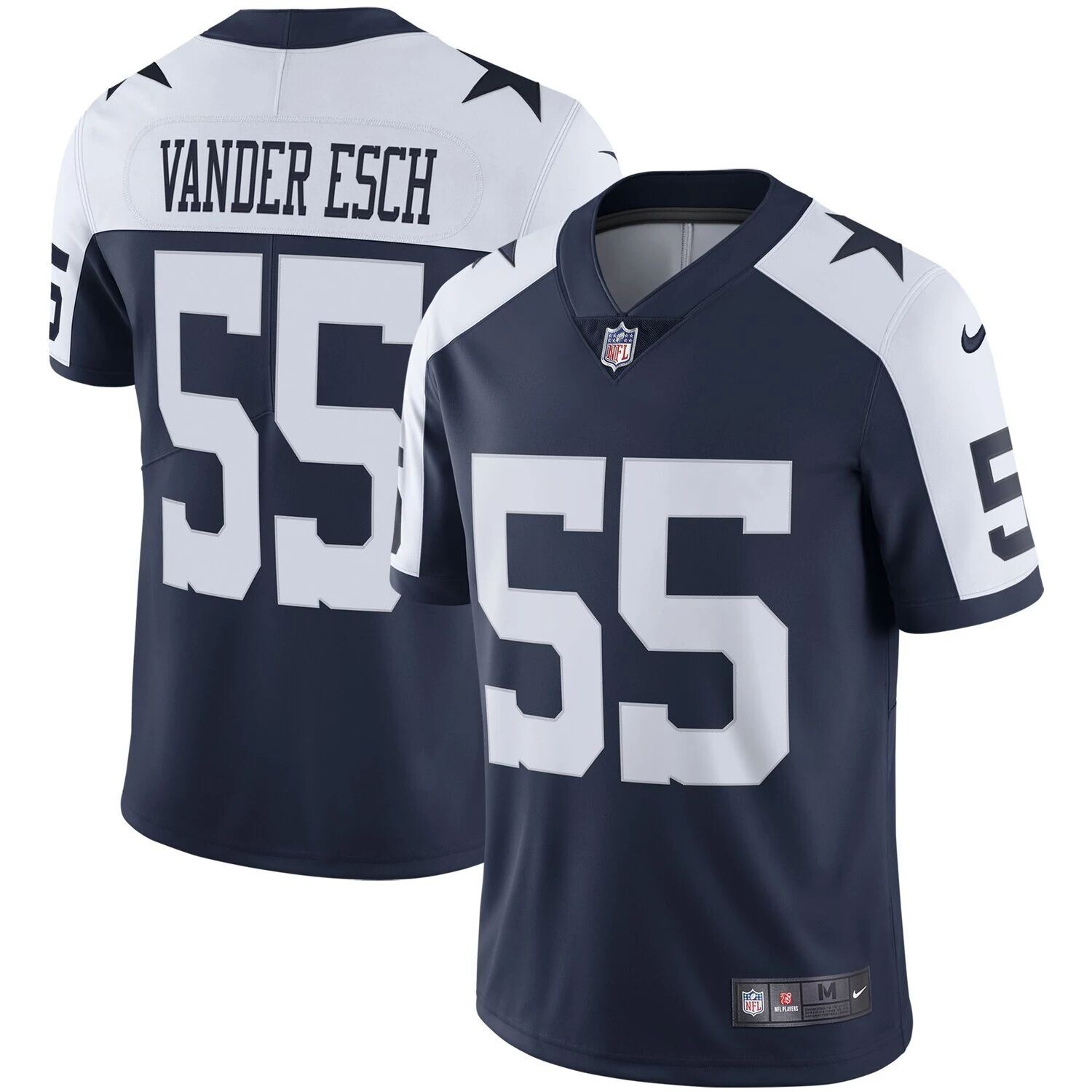 Мужские темно-синие джерси Nike Leighton Vander Esch Dallas Cowboys Alternate Vapor Limited, Синий
Мужские темно-синие джерси Nike Leighton Vander Esch Dallas Cowboys Alternate Vapor Limited, Синий