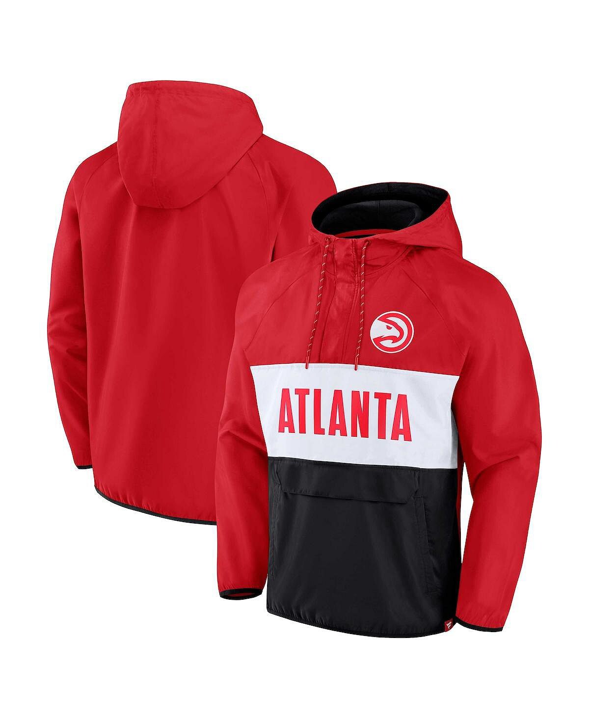 Мужская красно-черная фирменная куртка Atlanta Hawks Team Leader Iconic Colorblock Anorak с молнией на четверть длины реглан Fanatics
Мужская красно-черная фирменная куртка Atlanta Hawks Team Leader Iconic Colorblock Anorak с молнией на четверть длины реглан Fanatics