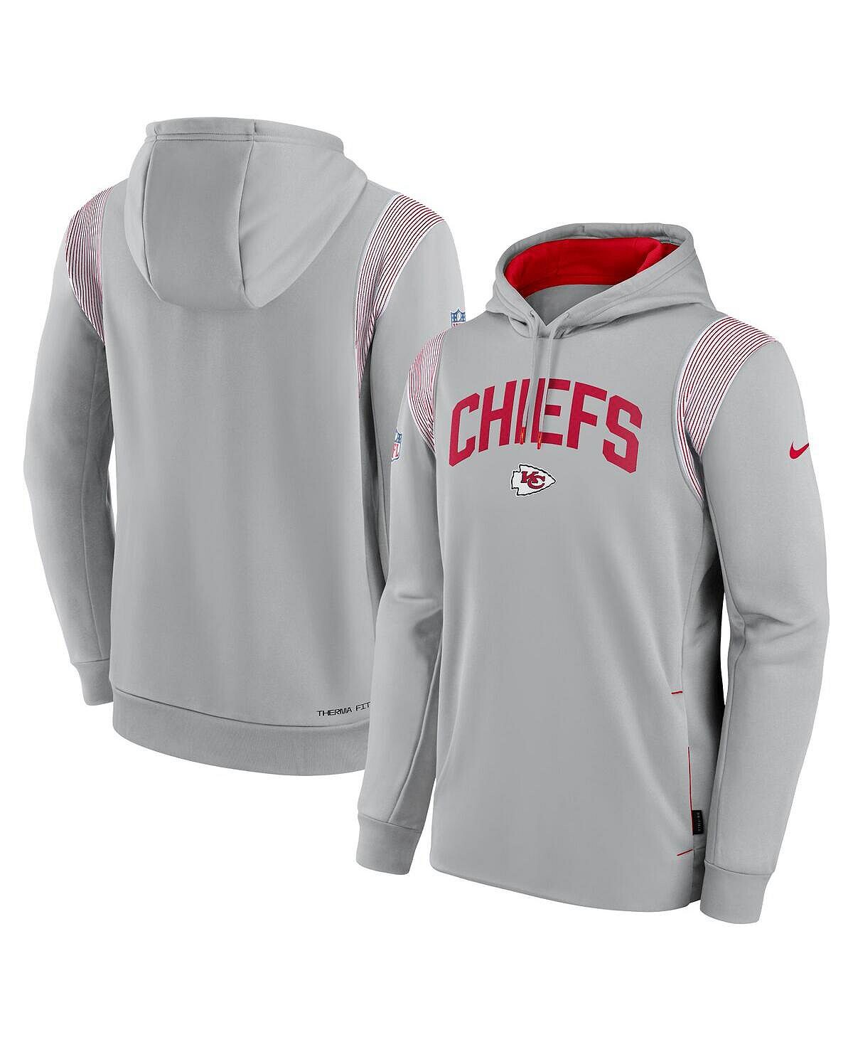 Мужской серый пуловер с капюшоном Kansas City Chiefs Sideline Athletic Stack Performance Nike
Мужской серый пуловер с капюшоном Kansas City Chiefs Sideline Athletic Stack Performance Nike