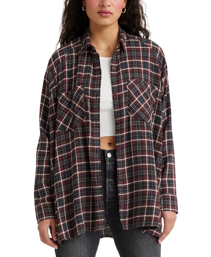 Женская рубашка в клетку с длинным рукавом Harrison реглан Levi's, цвет Vivian Plaid Caviar
Женская рубашка в клетку с длинным рукавом Harrison реглан Levi's, цвет Vivian Plaid Caviar