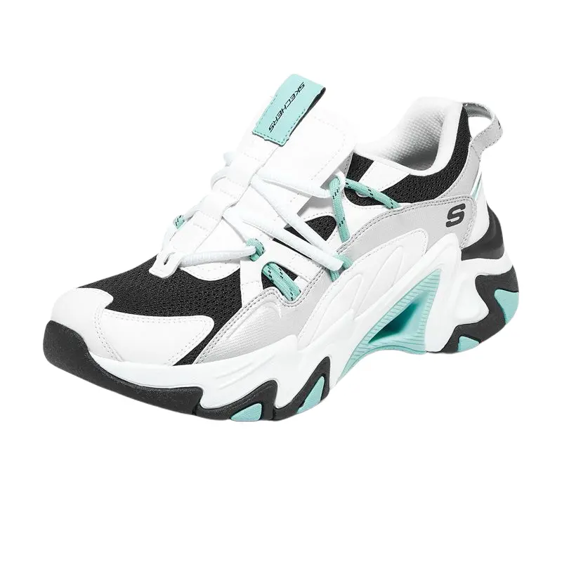 Кроссовки спортивные Skechers Zhao Lusi на толстой подошве, белый / черный / бирюзовый
Кроссовки спортивные Skechers Zhao Lusi на толстой подошве, белый / черный / бирюзовый