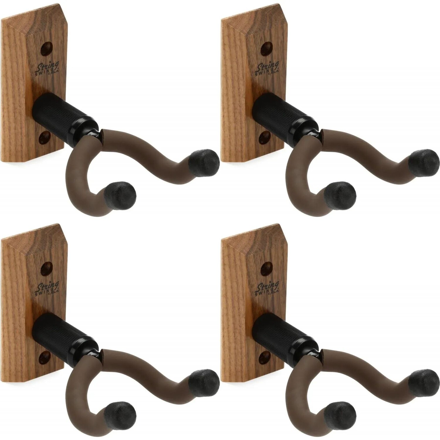 String Swing CC01K Guitar Keeper Настенное крепление для гитары Вешалка для гитары, 4 шт. - Черный орех
String Swing CC01K Guitar Keeper Настенное крепление для гитары Вешалка для гитары, 4 шт. - Черный орех