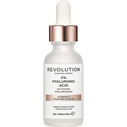 Увлажняющая сыворотка с 2% гиалуроновой кислотой, 30 мл, Revolution Skincare London
Увлажняющая сыворотка с 2% гиалуроновой кислотой, 30 мл, Revolution Skincare London