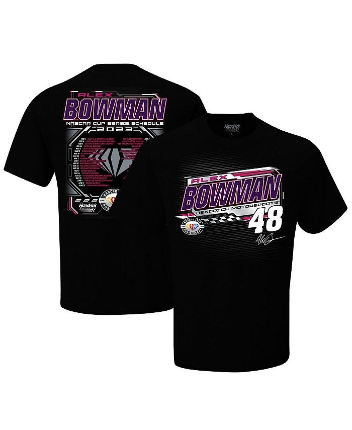 Мужская черная футболка с расписанием Кубка NASCAR 2023 Alex Bowman Hendrick Motorsports Team Collection, черный
Мужская черная футболка с расписанием Кубка NASCAR 2023 Alex Bowman Hendrick Motorsports Team Collection, черный