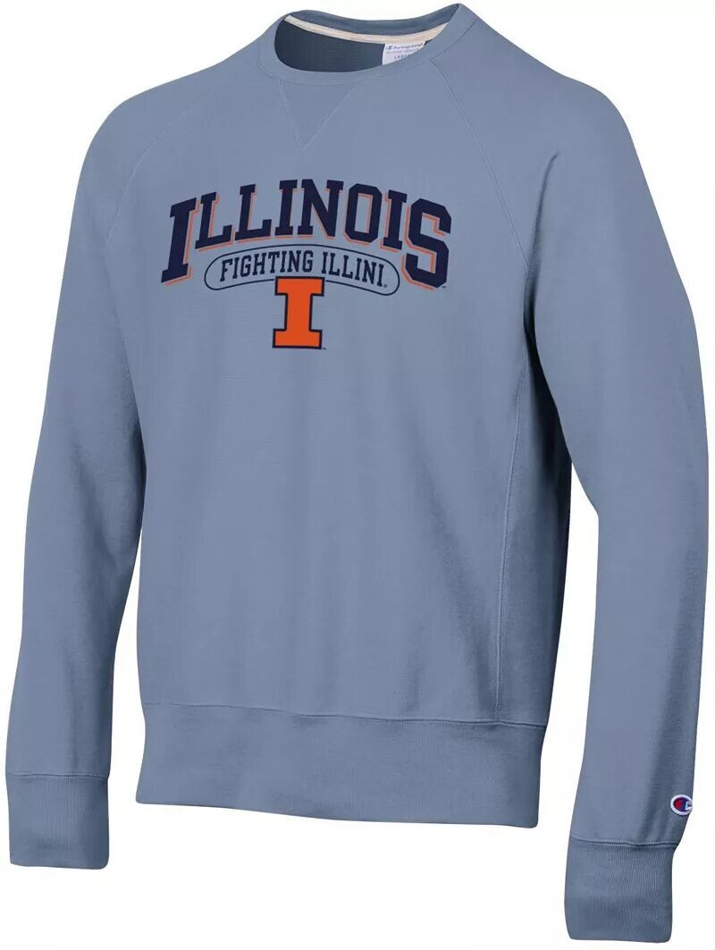 Мужской свитшот Champion Illinois Fighting Illini, синий винтажный пуловер с круглым вырезом обратного переплетения
Мужской свитшот Champion Illinois Fighting Illini, синий винтажный пуловер с круглым вырезом обратного переплетения