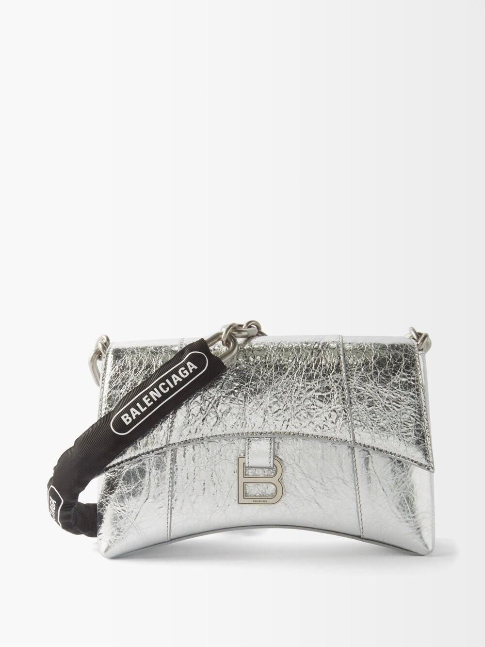 Сумка на плечо downtown xs с тиснением под кожу крокодила Balenciaga, серебряный
Сумка на плечо downtown xs с тиснением под кожу крокодила Balenciaga, серебряный