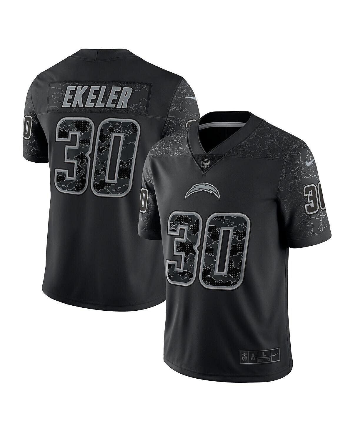 Мужское черное светоотражающее джерси Austin Ekeler Los Angeles Chargers Limited Limited Nike, Черный
Мужское черное светоотражающее джерси Austin Ekeler Los Angeles Chargers Limited Limited Nike, Черный