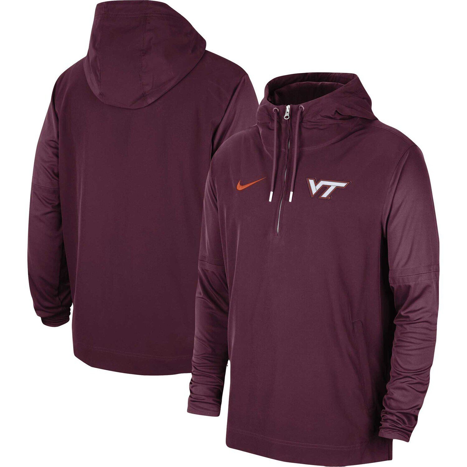 Мужская темно-бордовая куртка Virginia Tech Hokies 2023 Coach с капюшоном и молнией до половины Nike, Красный
Мужская темно-бордовая куртка Virginia Tech Hokies 2023 Coach с капюшоном и молнией до половины Nike, Красный