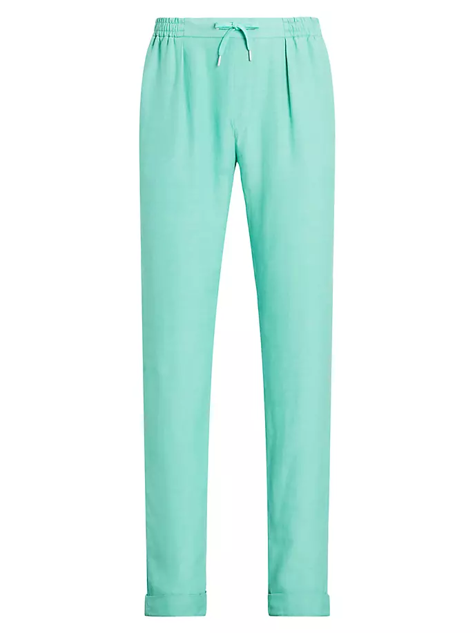 Прямые брюки из шелка и льна с завязками Ralph Lauren Purple Label, цвет seaglass blue
Прямые брюки из шелка и льна с завязками Ralph Lauren Purple Label, цвет seaglass blue