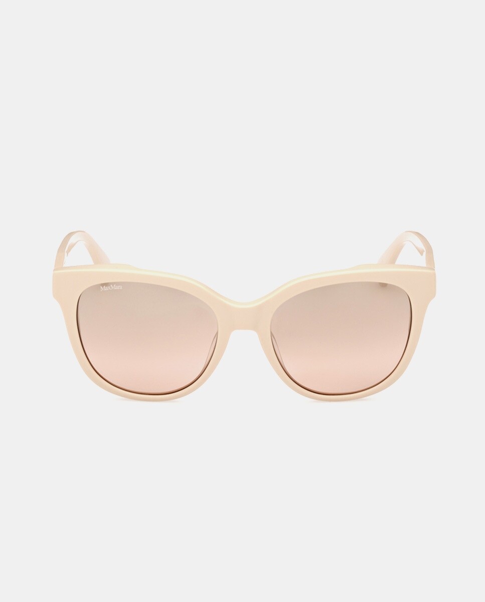 Кремовые женские солнцезащитные очки квадратной формы из ацетата Max Mara, кремовый
Кремовые женские солнцезащитные очки квадратной формы из ацетата Max Mara, кремовый