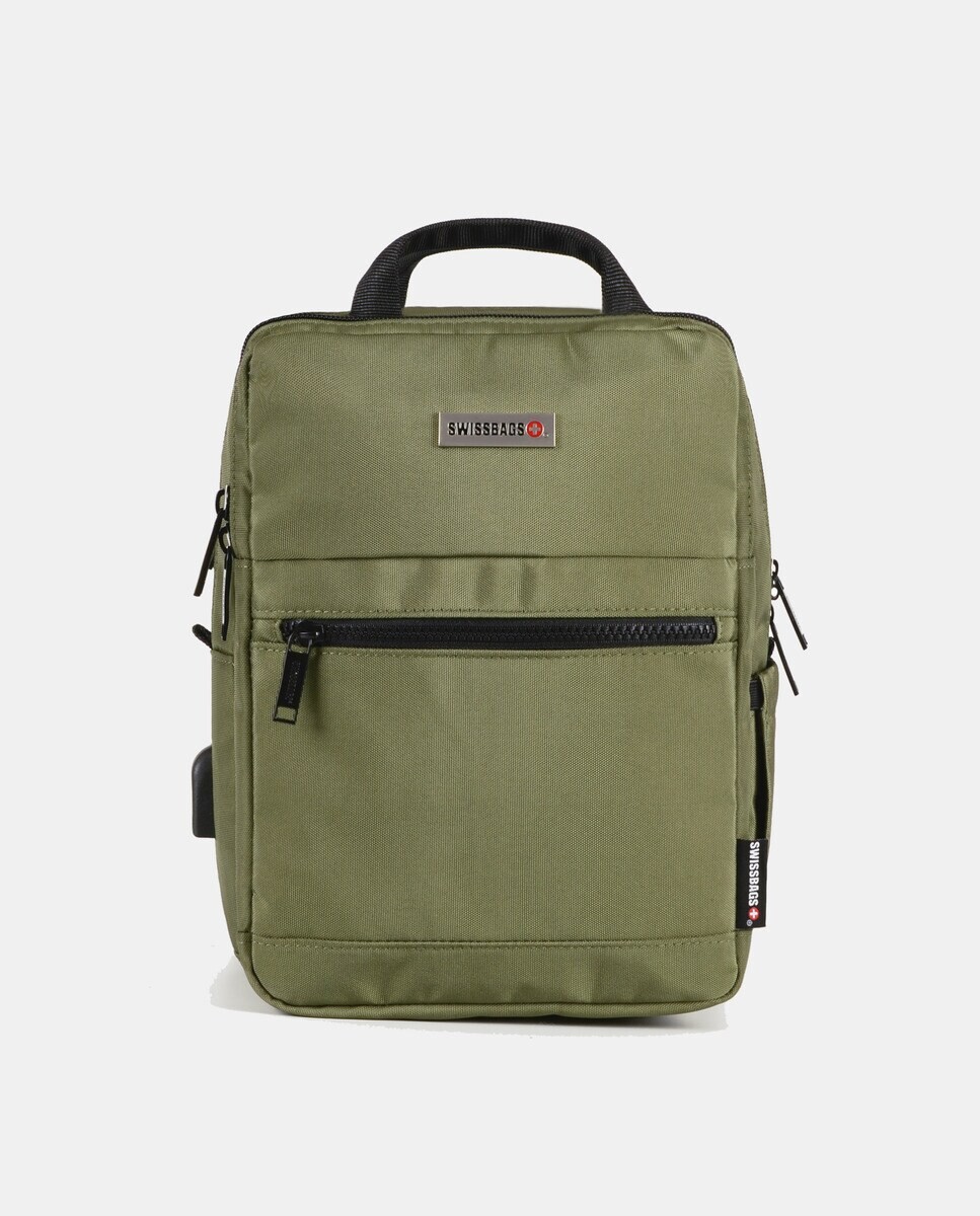 Зеленый рюкзак с карманом для защиты от краж и застежкой-молнией Swissbags, зеленый
Зеленый рюкзак с карманом для защиты от краж и застежкой-молнией Swissbags, зеленый