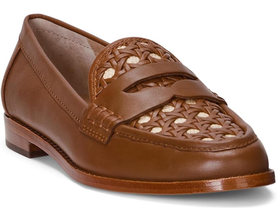 Балетки LAUREN Ralph Lauren Wynnie II Woven Leather & Raffia Loafers, цвет Deep Saddle Tan/Antique Natural
Балетки LAUREN Ralph Lauren Wynnie II Woven Leather & Raffia Loafers, цвет Deep Saddle Tan/Antique Natural