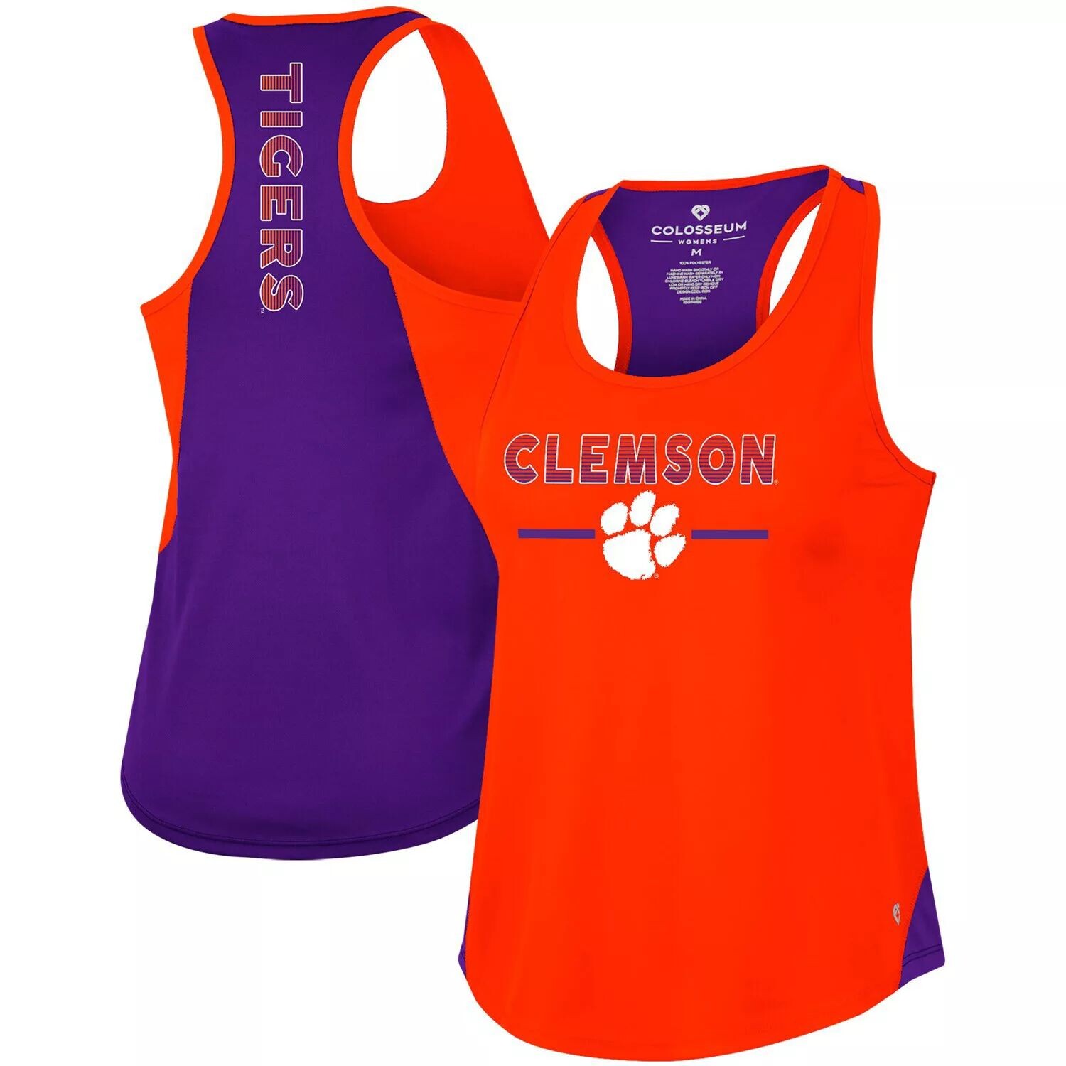Женская майка Colosseum Orange Clemson Tigers Sachs 2-Hit с овальным вырезом и гоночной спиной Colosseum
Женская майка Colosseum Orange Clemson Tigers Sachs 2-Hit с овальным вырезом и гоночной спиной Colosseum