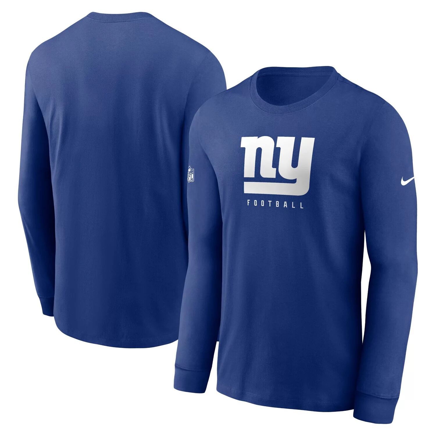 Мужская футболка с длинным рукавом Royal New York Giants Sideline Performance Nike
Мужская футболка с длинным рукавом Royal New York Giants Sideline Performance Nike