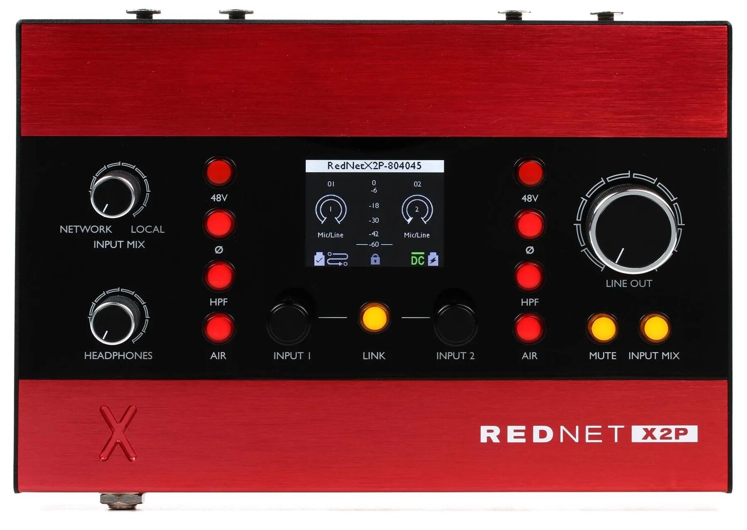 Focusrite RedNet X2P 2x2 Ethernet аудио цифровой ввод-вывод с микрофонными предусилителями
Focusrite RedNet X2P 2x2 Ethernet аудио цифровой ввод-вывод с микрофонными предусилителями