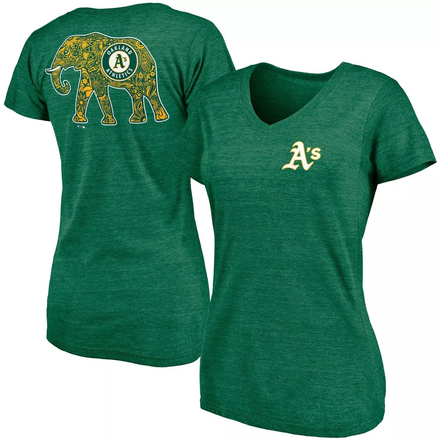 Зеленая женская футболка Fanatics с v-образным вырезом из коллекции Oakland Athletics Paisley Hometown Collection Fanatics, Зеленый
Зеленая женская футболка Fanatics с v-образным вырезом из коллекции Oakland Athletics Paisley Hometown Collection Fanatics, Зеленый