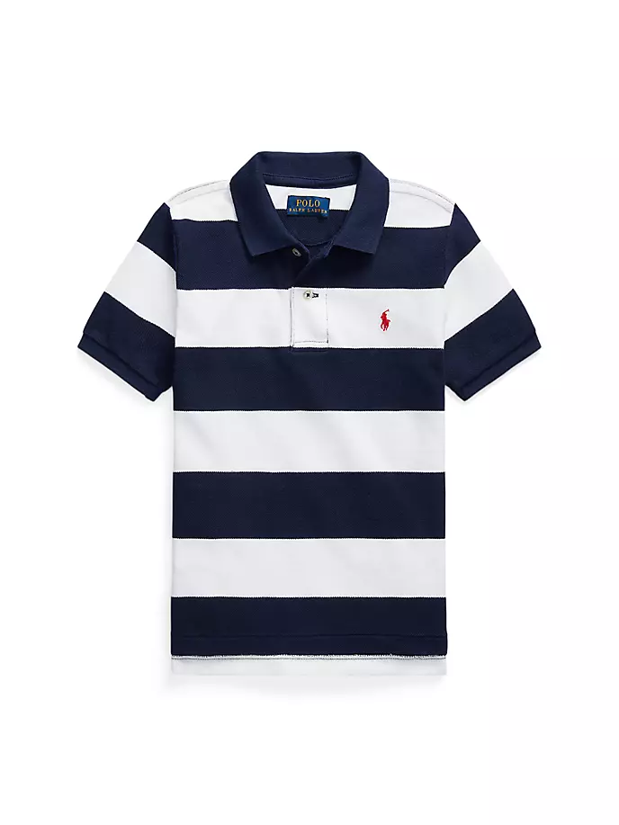 Полосатая рубашка-поло для маленьких мальчиков и мальчиков Polo Ralph Lauren, белый
Полосатая рубашка-поло для маленьких мальчиков и мальчиков Polo Ralph Lauren, белый