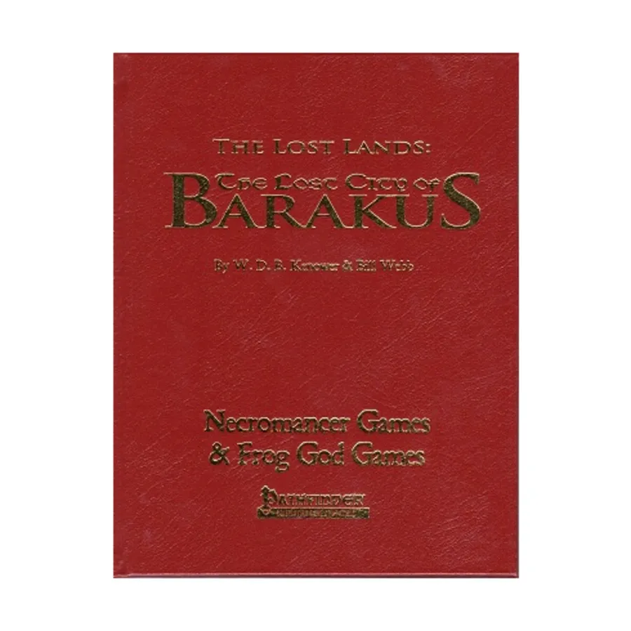 Lost City of Barakus (Pathfinder) (Limited Leather Bound Edition), Lost Lands (Pathfinder), твердый переплет
Lost City of Barakus (Pathfinder) (Limited Leather Bound Edition), Lost Lands (Pathfinder), твердый переплет