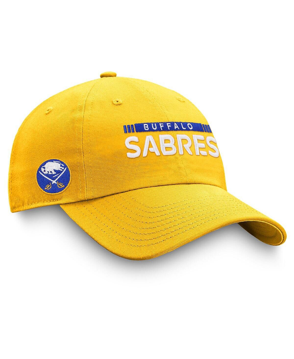 Мужская регулируемая шапка Gold Buffalo Sabers Authentic Pro Rink с логотипом бренда Fanatics
Мужская регулируемая шапка Gold Buffalo Sabers Authentic Pro Rink с логотипом бренда Fanatics