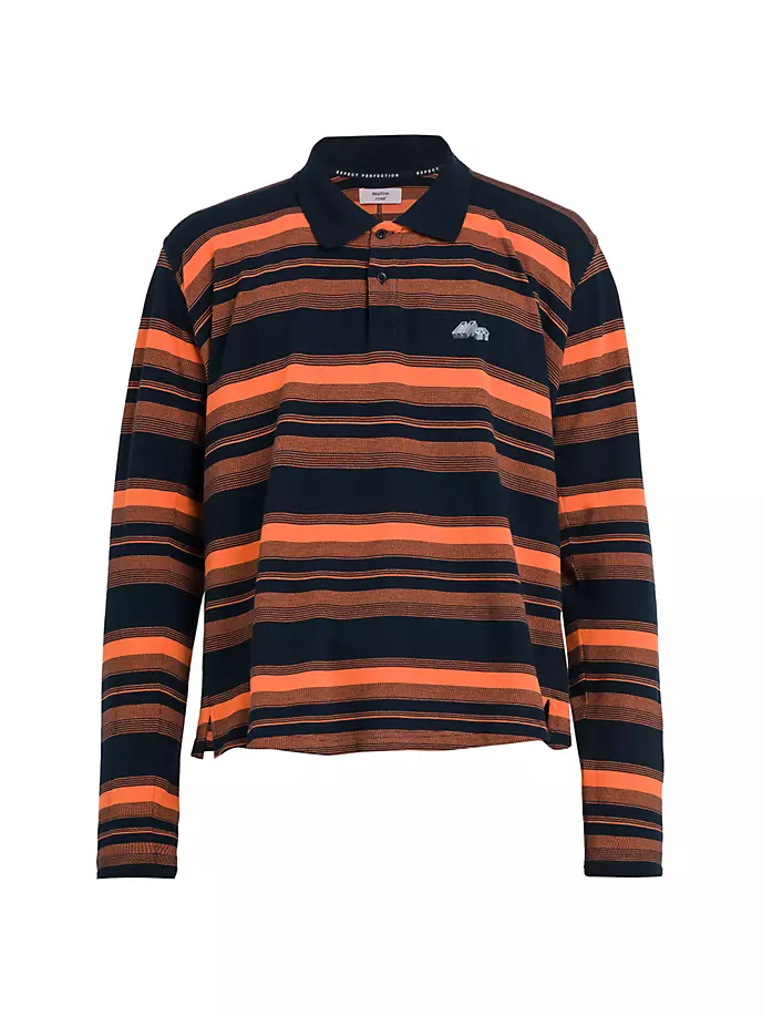 Полосатая рубашка-поло с длинными рукавами Martine Rose, цвет orange navy stripe
Полосатая рубашка-поло с длинными рукавами Martine Rose, цвет orange navy stripe