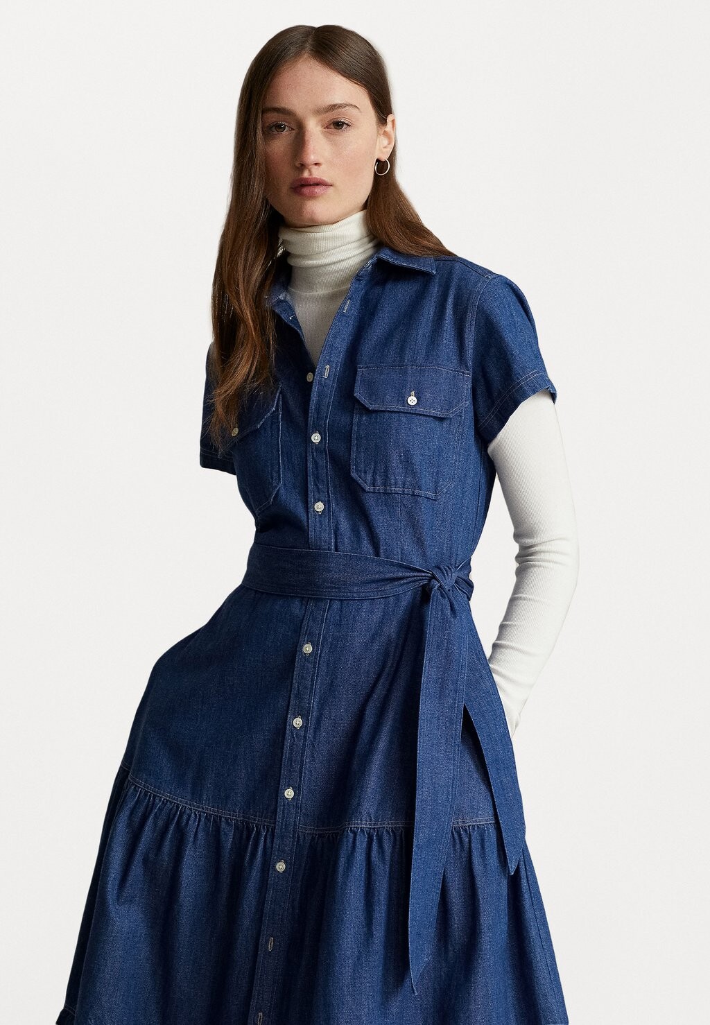 Легкое платье Polo Ralph Lauren ДНЕВНОЕ ПЛАТЬЕ С КОРОТКИМ РУКАВОМ, цвет chambray
Легкое платье Polo Ralph Lauren ДНЕВНОЕ ПЛАТЬЕ С КОРОТКИМ РУКАВОМ, цвет chambray