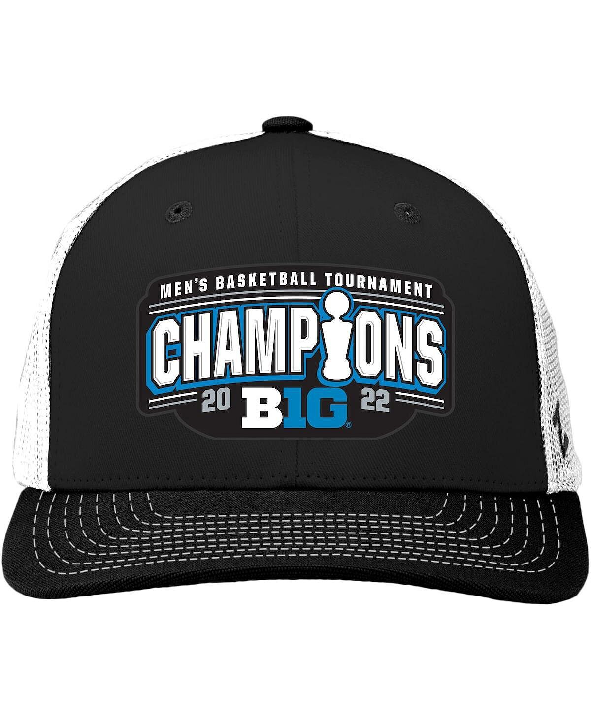 Мужская черная, белая регулируемая кепка Iowa Hawkeyes 2022 Big Ten для турнира чемпионов по баскетболу в раздевалке Zephyr
Мужская черная, белая регулируемая кепка Iowa Hawkeyes 2022 Big Ten для турнира чемпионов по баскетболу в раздевалке Zephyr