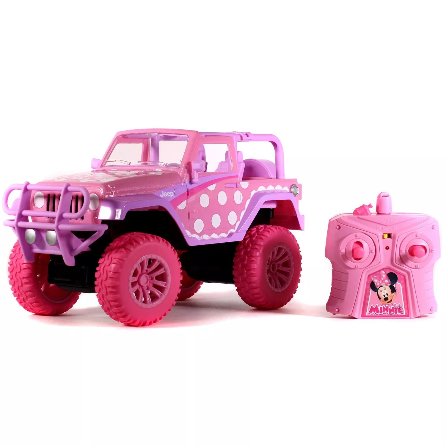 Радиоуправляемый джип Disney Junior Минни Маус в масштабе 1:16 от Jada Toys Jada Toys
Радиоуправляемый джип Disney Junior Минни Маус в масштабе 1:16 от Jada Toys Jada Toys