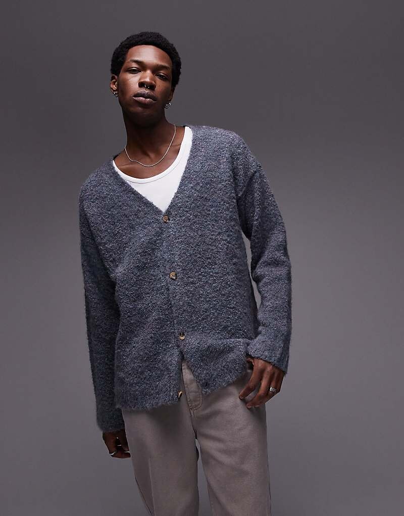 Кардиган свободного кроя Topman из ворсованного букле >9 зеленого и фиолетового цветов
Кардиган свободного кроя Topman из ворсованного букле >9 зеленого и фиолетового цветов