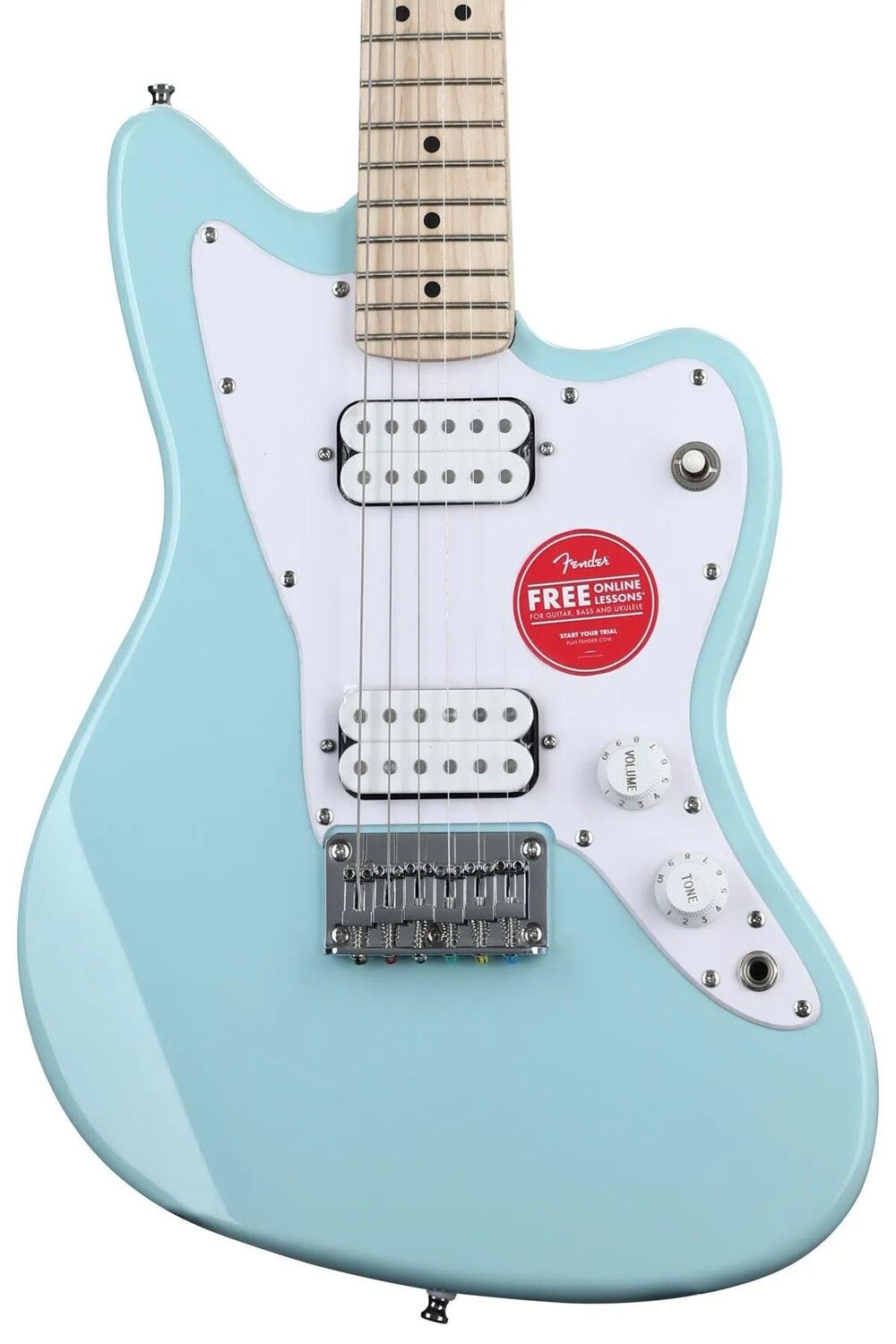 Электрогитара Squier Mini Jazzmaster HH - Daphne Blue с кленовой накладкой грифа
Электрогитара Squier Mini Jazzmaster HH - Daphne Blue с кленовой накладкой грифа