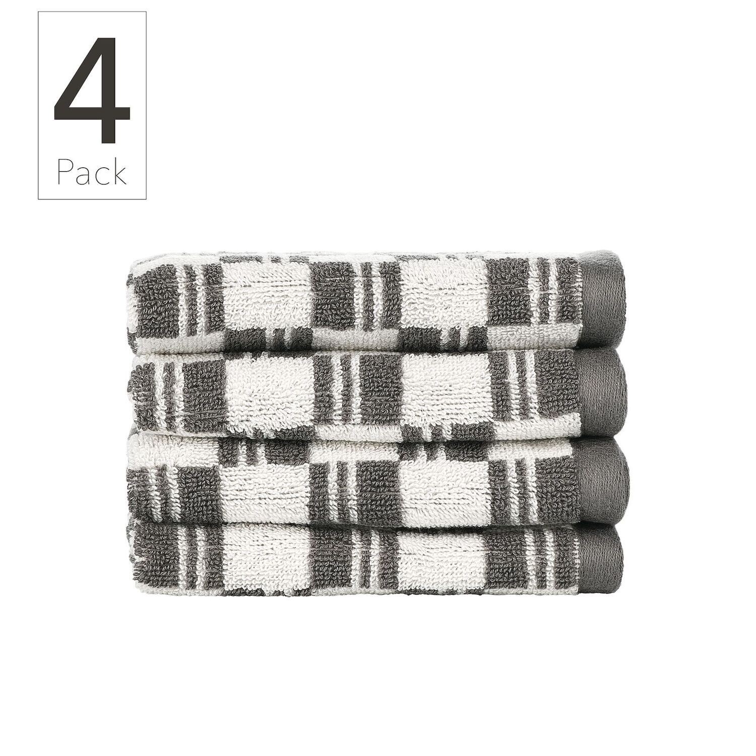 Набор из 4 хлопковых жаккардовых мочалок Nate Home от Nate Berkus, бледно-голубой
Набор из 4 хлопковых жаккардовых мочалок Nate Home от Nate Berkus, бледно-голубой