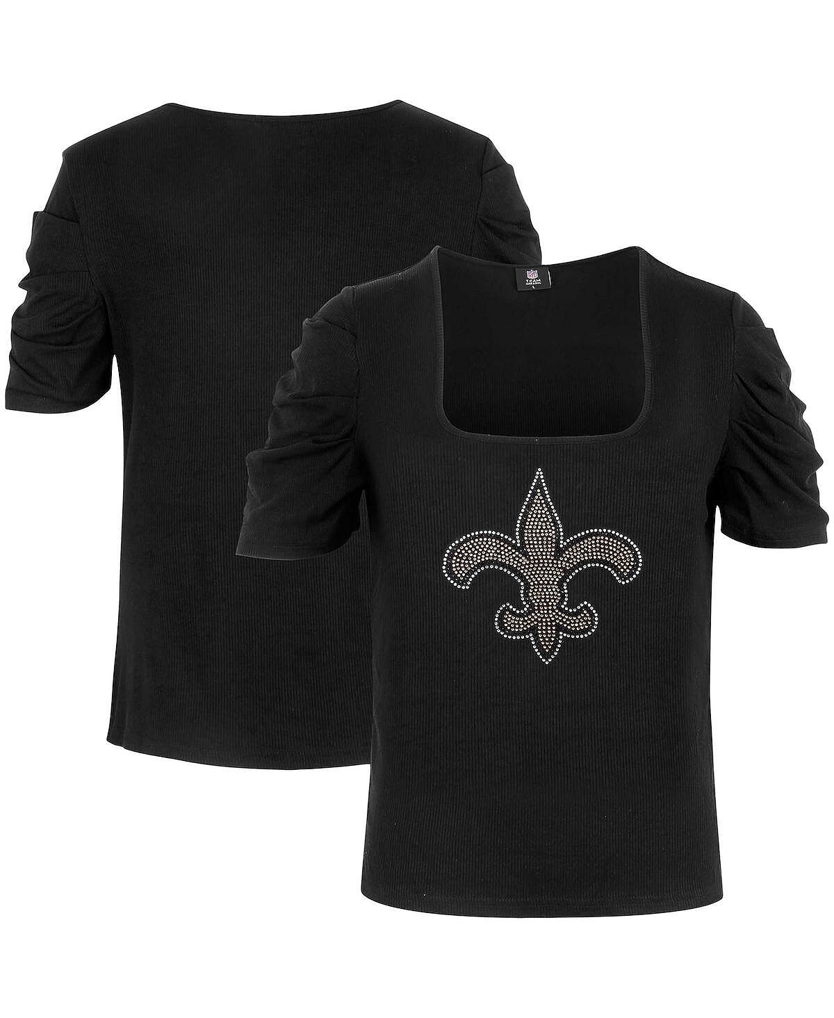 Черный женский топ New Orleans Saints с пышными рукавами и овальным вырезом Cuce, черный
Черный женский топ New Orleans Saints с пышными рукавами и овальным вырезом Cuce, черный