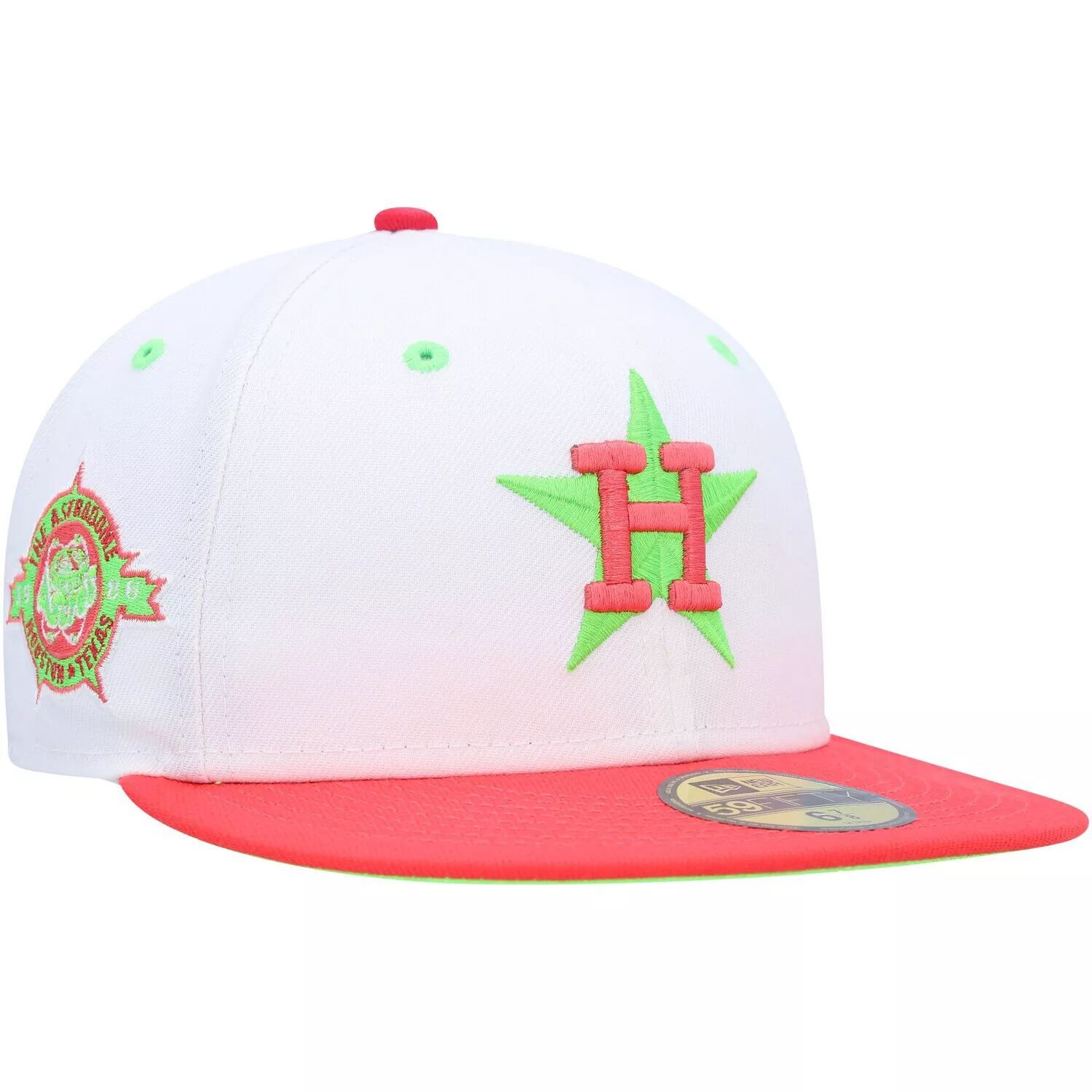 Мужская облегающая шляпа New Era белый/коралловый Houston Astros Astrodome 1986 Strawberry Lolli 59FIFTY
Мужская облегающая шляпа New Era белый/коралловый Houston Astros Astrodome 1986 Strawberry Lolli 59FIFTY