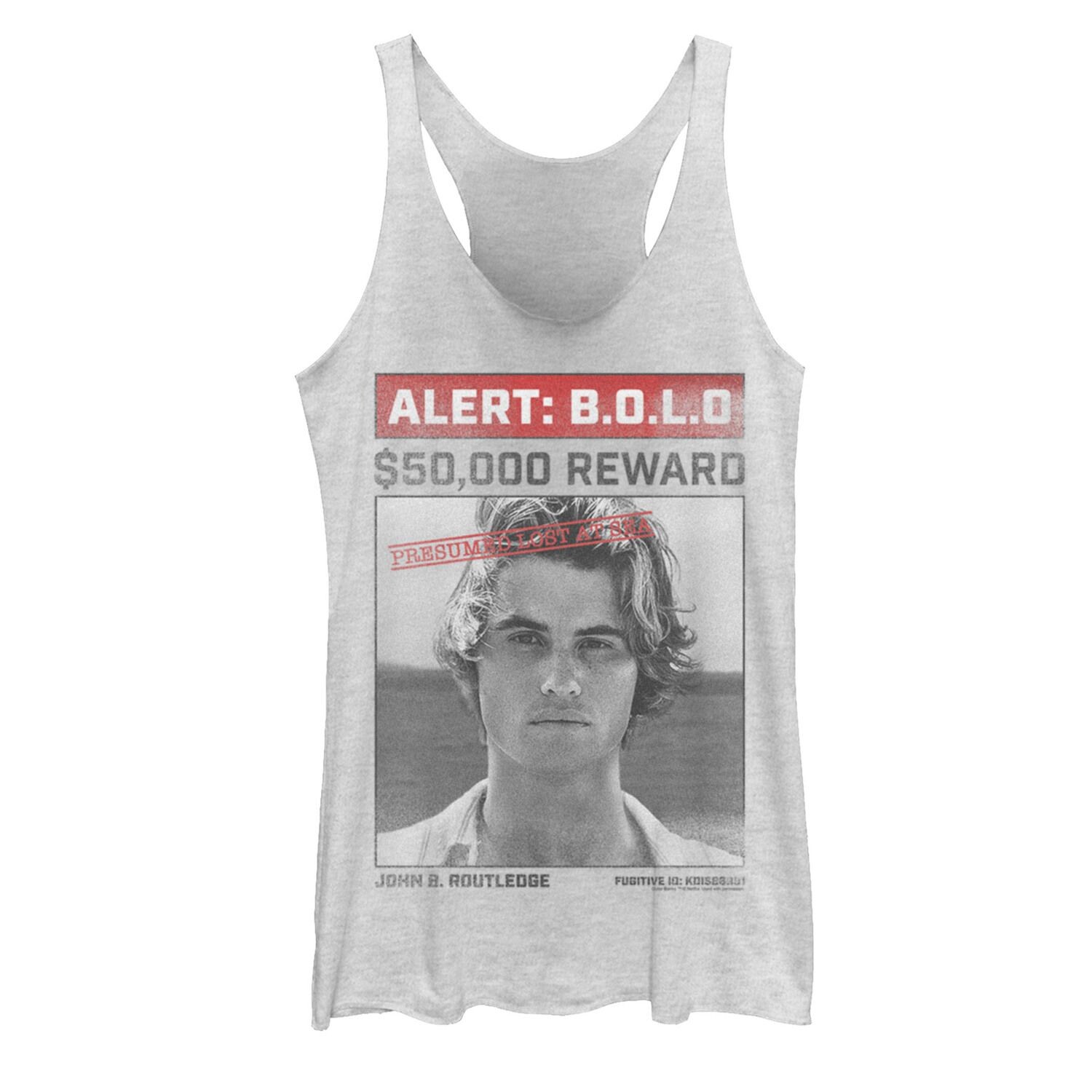 Майка с графическим изображением и плакатом с наградой Johns Wanted Reward для юниоров Outer Banks Licensed Character
Майка с графическим изображением и плакатом с наградой Johns Wanted Reward для юниоров Outer Banks Licensed Character