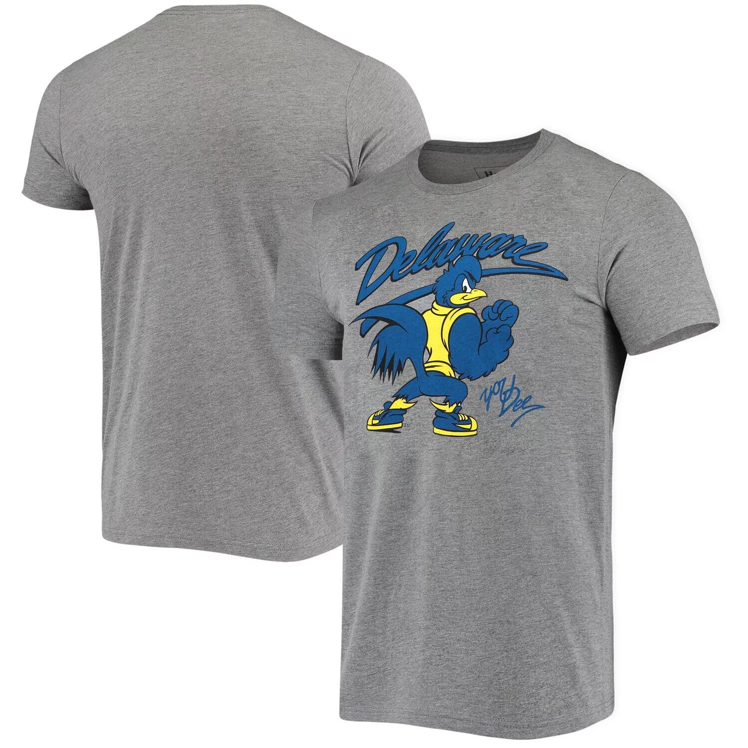 Мужская футболка Homefield Heathered Grey Delaware Fightin' Blue Hens Vintage Fightin' YoUDee Tri-Blend
Мужская футболка Homefield Heathered Grey Delaware Fightin' Blue Hens Vintage Fightin' YoUDee Tri-Blend