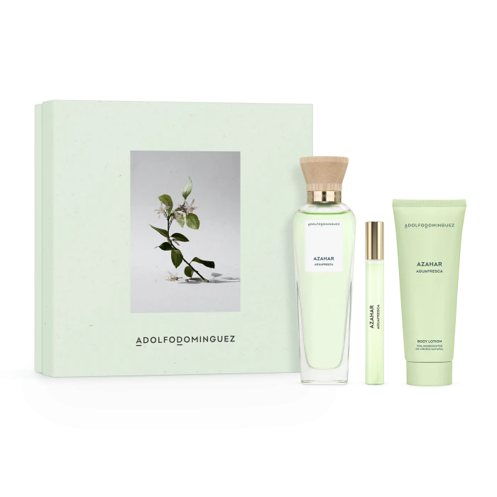 Туалетная вода унисекс Agua Fresca de Azahar Estuche Adolfo Dominguez, EDT 120 ml + Body Lotion 75 ml + EDT 10 ml
Туалетная вода унисекс Agua Fresca de Azahar Estuche Adolfo Dominguez, EDT 120 ml + Body Lotion 75 ml + EDT 10 ml
