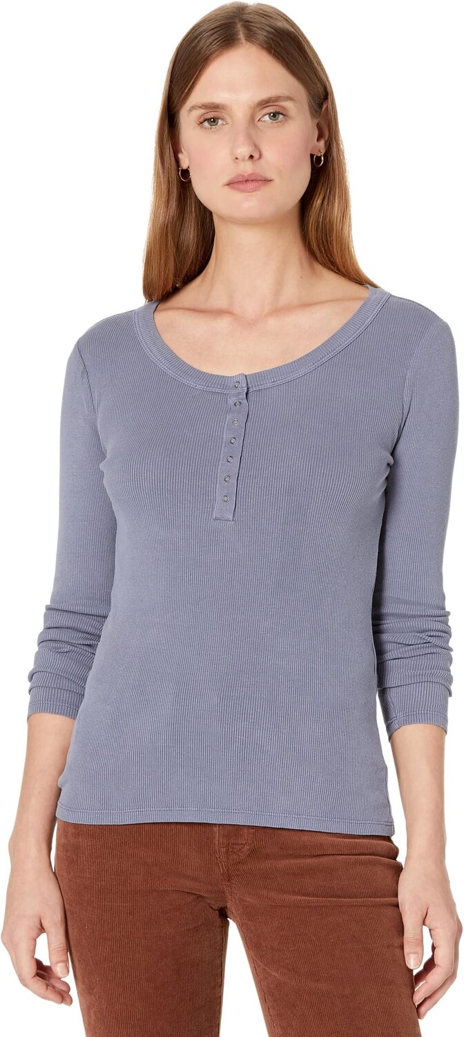 Хенли с длинными рукавами и застежкой в рубчик Lucky Brand, цвет Night Shadow Blue
Хенли с длинными рукавами и застежкой в рубчик Lucky Brand, цвет Night Shadow Blue
