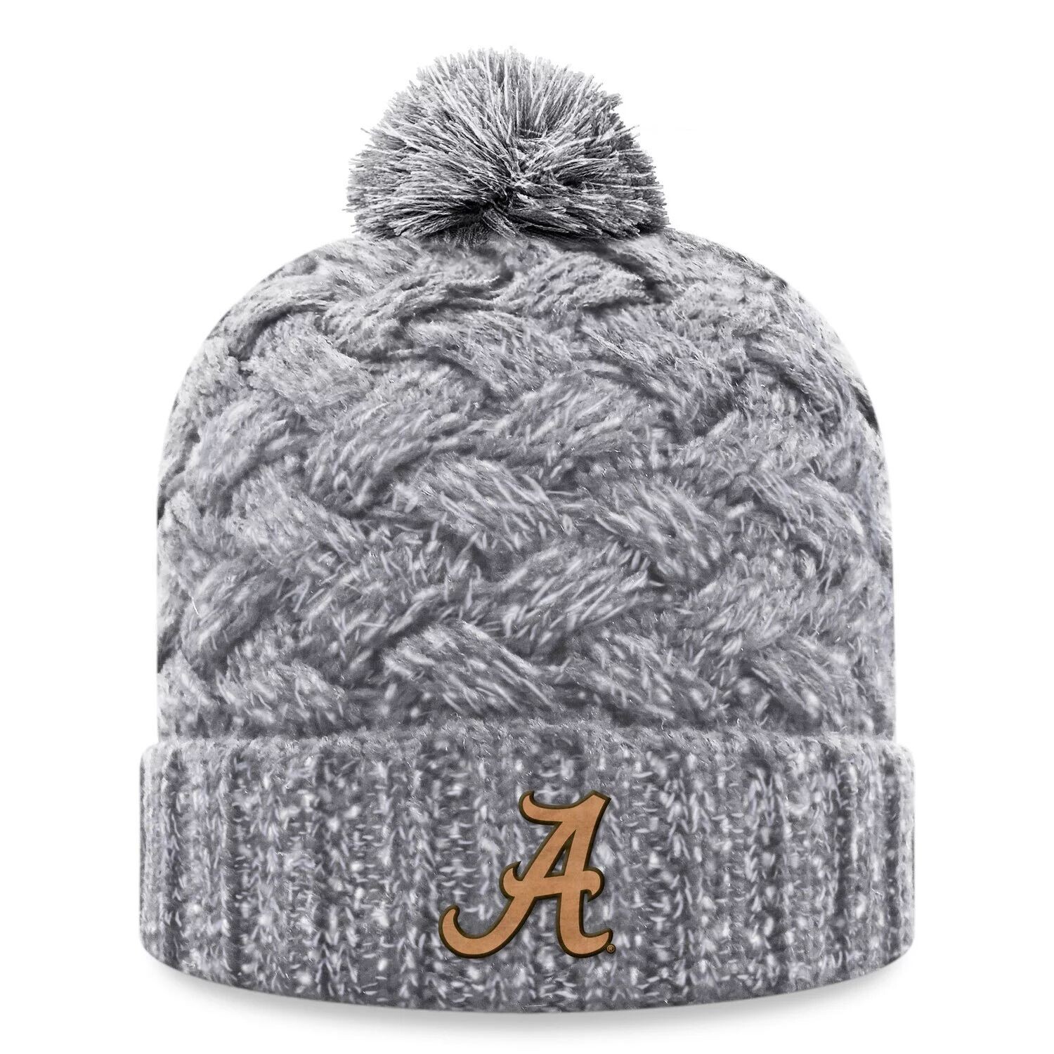 Женская вязаная шапка с манжетами и помпоном Top of the World Heather Grey Alabama Crimson Tide Arctic
Женская вязаная шапка с манжетами и помпоном Top of the World Heather Grey Alabama Crimson Tide Arctic