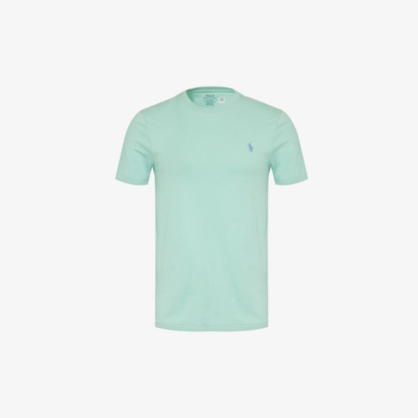 Футболка из хлопкового джерси с короткими рукавами и фирменной вышивкой Polo Ralph Lauren, синий
Футболка из хлопкового джерси с короткими рукавами и фирменной вышивкой Polo Ralph Lauren, синий
