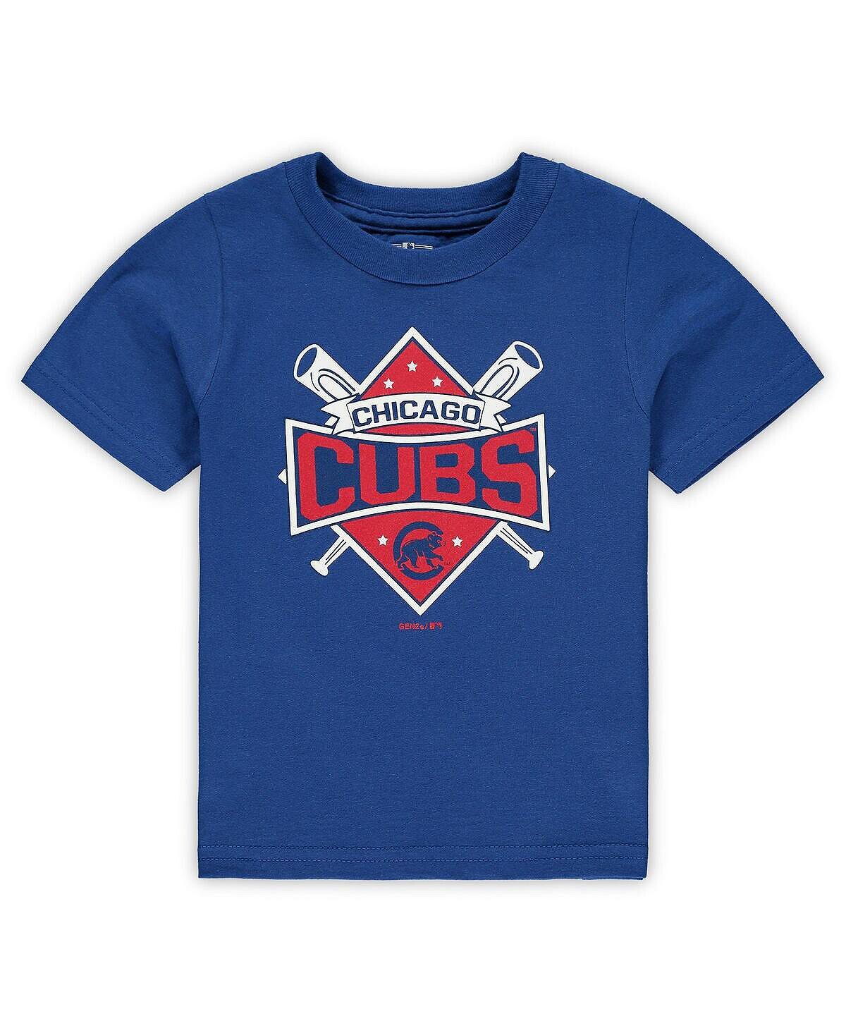Футболка Royal Chicago Cubs Diamond Bats для мальчиков и девочек для малышей Outerstuff
Футболка Royal Chicago Cubs Diamond Bats для мальчиков и девочек для малышей Outerstuff