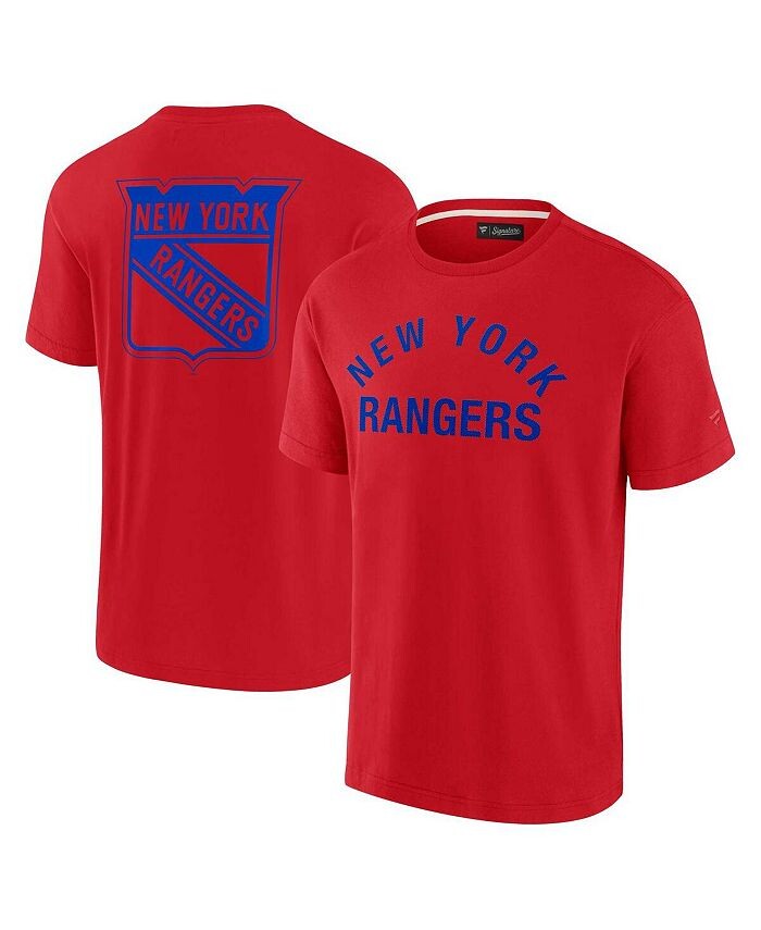 Мужская и женская красная супермягкая футболка с коротким рукавом New York Rangers Fanatics Signature, красный
Мужская и женская красная супермягкая футболка с коротким рукавом New York Rangers Fanatics Signature, красный