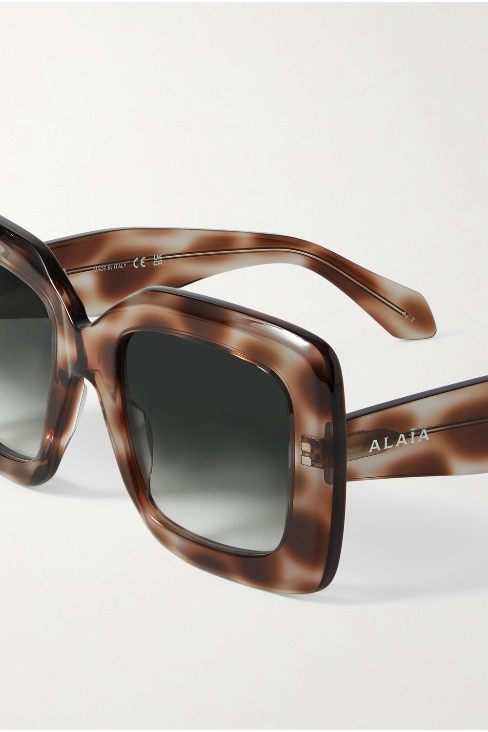 ALAÏA EYEWEAR солнцезащитные очки в квадратной оправе из переработанного ацетата, коричневый
ALAÏA EYEWEAR солнцезащитные очки в квадратной оправе из переработанного ацетата, коричневый