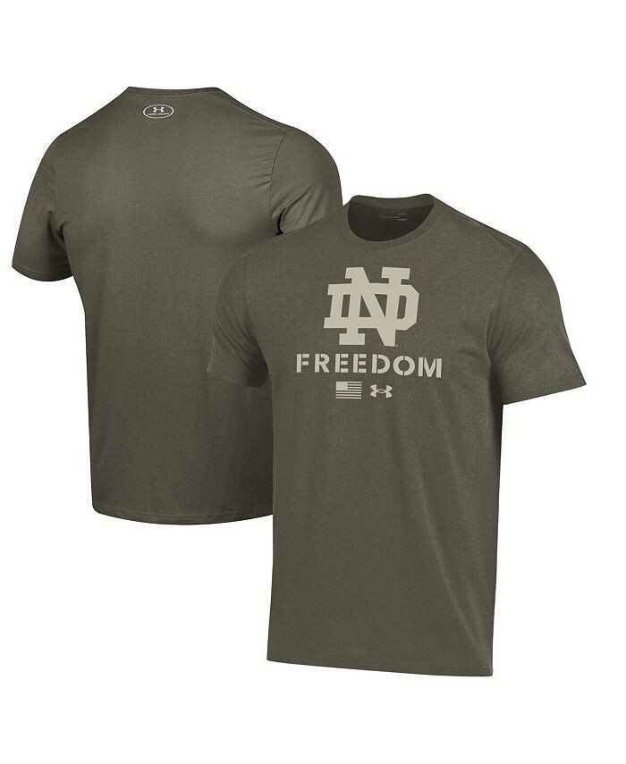 Мужская оливковая футболка Notre Dame Fighting Irish Freedom Performance Under Armour, зеленый
Мужская оливковая футболка Notre Dame Fighting Irish Freedom Performance Under Armour, зеленый