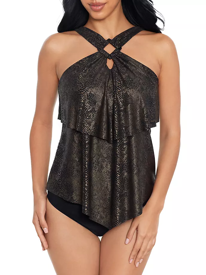 Топ танкини Xantu Carolina со змеиной кожей Magicsuit Swim, Plus Size, цвет black brown
Топ танкини Xantu Carolina со змеиной кожей Magicsuit Swim, Plus Size, цвет black brown