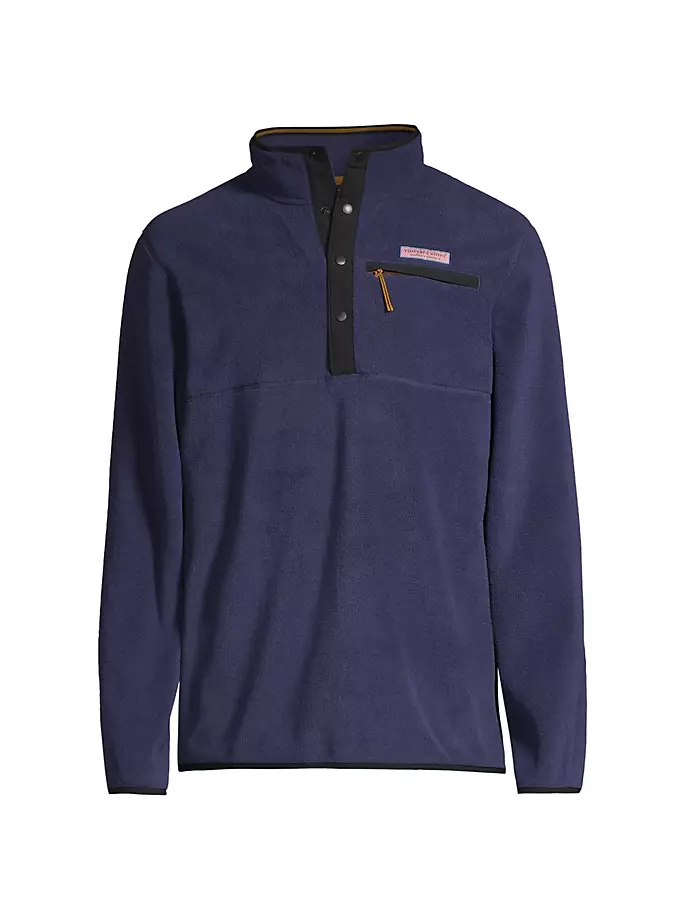 Флисовый свитер Harbour с застежкой на четверть Vineyard Vines, цвет nautical navy
Флисовый свитер Harbour с застежкой на четверть Vineyard Vines, цвет nautical navy