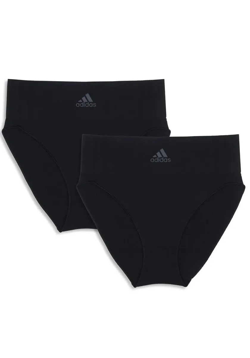 Трусики Adidas Sportswear с высокой талией Active Seamless Micro Stretch (2 пары), растягиваются в разных направлениях и сохраняют форму, черный
Трусики Adidas Sportswear с высокой талией Active Seamless Micro Stretch (2 пары), растягиваются в разных направлениях и сохраняют форму, черный