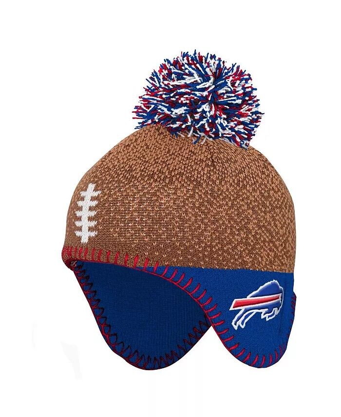 Коричневая вязаная шапка с футбольной головой Buffalo Bills для мальчиков и девочек дошкольного возраста с помпоном Outerstuff, коричневый
Коричневая вязаная шапка с футбольной головой Buffalo Bills для мальчиков и девочек дошкольного возраста с помпоном Outerstuff, коричневый