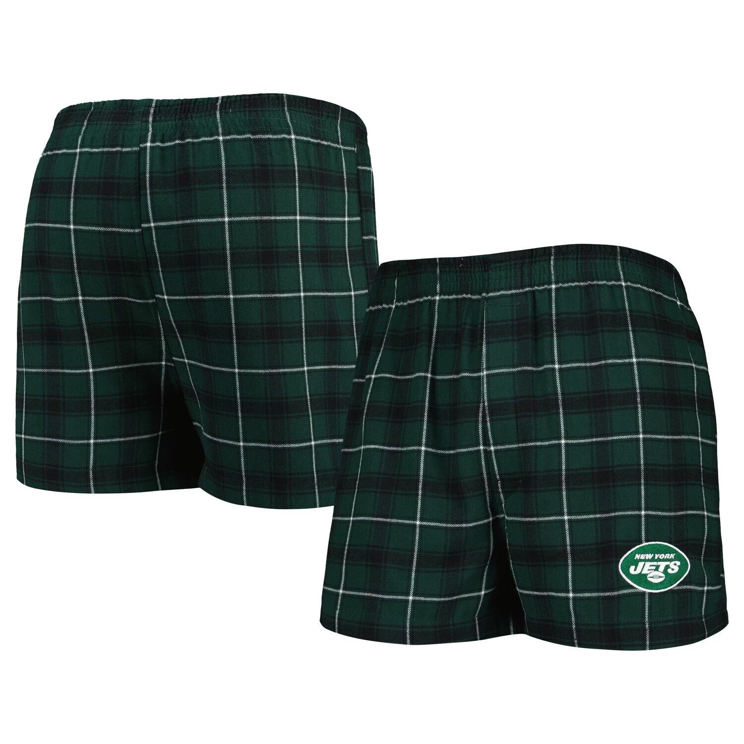 Мужские фланелевые боксеры Concepts Sport зеленого/черного цвета New York Jets Ledger
Мужские фланелевые боксеры Concepts Sport зеленого/черного цвета New York Jets Ledger