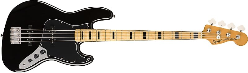 Басс гитара Fender Squier Classic Vibe '70s 4-String Electric Jazz Bass Guitar, Black
Басс гитара Fender Squier Classic Vibe '70s 4-String Electric Jazz Bass Guitar, Black