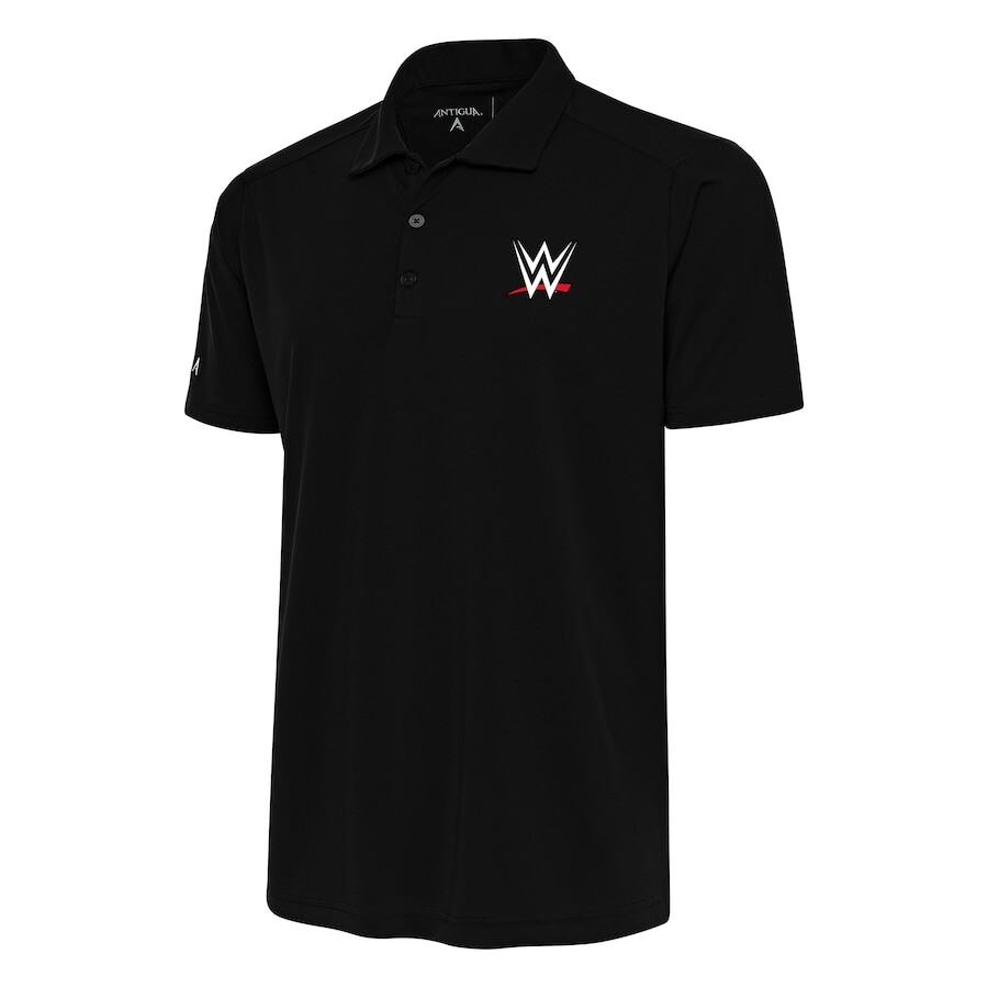 Поло с коротким рукавом Antigua Wwe Merchandise, черный 
Поло с коротким рукавом Antigua Wwe Merchandise, черный